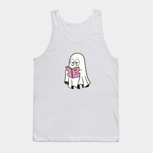 Little ghost studying, How to Haunt ? Tank Top